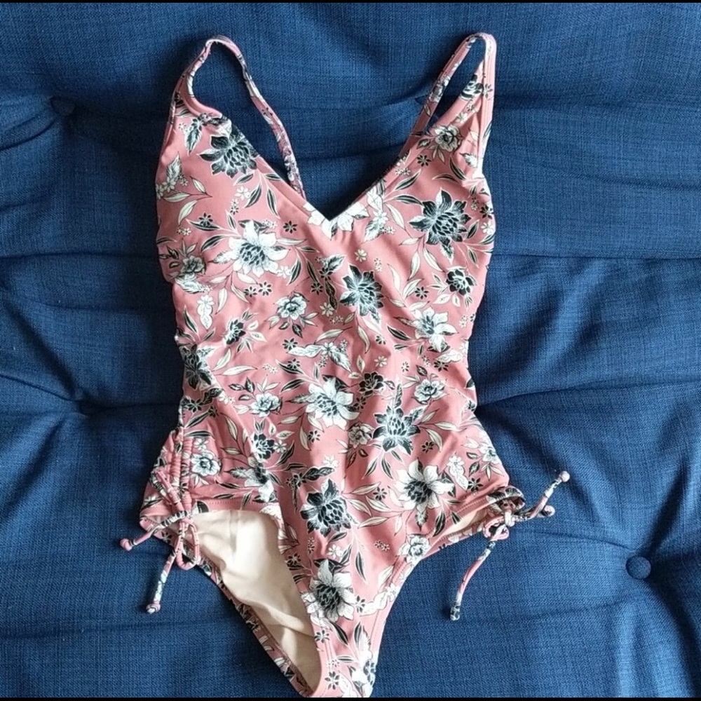 Pink floral Kona Sol swimsuit